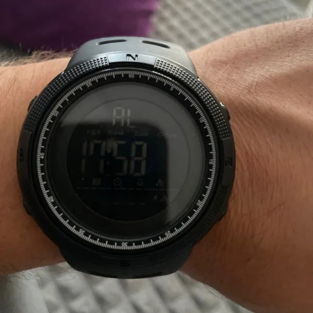 Reloj Deportivo Digital Masculino Skmei 1251 con Cronómetro, Cuenta Regresiva, Doble Horario y Alta Resistencia a Impactos
