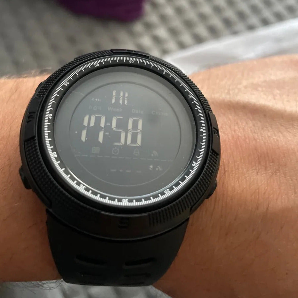 Reloj Deportivo Digital Masculino Skmei 1251 con Cronómetro, Cuenta Regresiva, Doble Horario y Alta Resistencia a Impactos